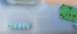 Boczek tapicerka lewy tył granatowa skóra VW Phaeton 8