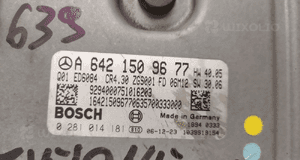 MERCEDES 639 VITO VIANO 3.0 cdi komputer A 6421509677 stacyjka klucz rygiel sterownik OM 642 2