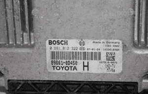 TOYOTA YARIS II D4D sterownik silnika 0281012322 komputer 2