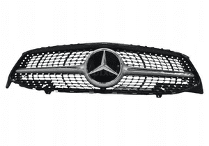 Mercedes cla W118 A118 grill atrapa diament czarny 1