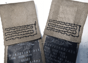 JAGUAR XK8 X100 PASY BEZPIECZEŃSTWA NAPINACZE KOMPLET PRZÓD PRZEDNIE TYŁ TYLNE ORYGINAŁ 10