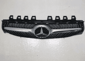Mercedes cla W118 A118 grill atrapa diament czarny 3