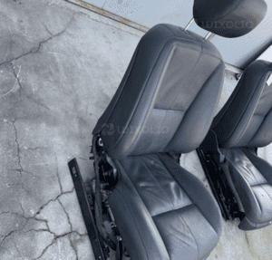 MERCEDES s 221 fotel przedni czarny skórzany lewy prawy grzany 5