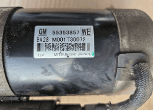 Opel Astra J 4 IV 2.0 CDTI rozrusznik 55353857 2
