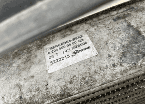 MERCEDES C clc clk m271 intercooler chłodnica powietrza a2035000500 6