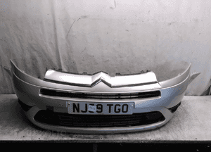 @ ZDERZAK PRZÓD PRZEDNI DO CITROEN C4 GRAND PICASSO HALOGENY EZRC SREBRNY 1
