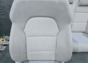 Fotele Elektryczne S-Line Welur Jasne Platin Hell Kanapa Nieskładana Niepodgrzewane Audi A4 B6 B7 Sedan Komplet 17