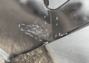 infiniti g25 g37 SEDAN błotnik lewy przedni przód 4