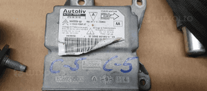 Konsola poduszki pasy AIRBAG sensor zestaw naprawczy Citroen C5 III 11