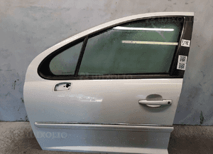/ DRZWI PRZÓD PRZEDNIE LEWE DO PEUGEOT 307 EWPA BIAŁE 5D 5 DRZWI HB 1