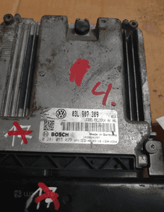 } VW KOMPUTER STEROWNIK 03L907309 0281015029 2