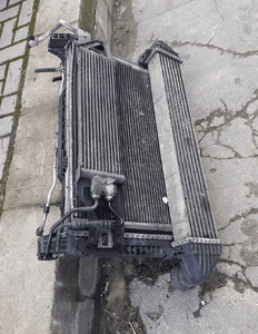 } CHŁODNICA WODY CIECZY MERCEDES BENZ A B KLASA W169 W245 2.0 DIESEL 180 CDI DIESEL WENTYLATORY KLIMATYZACJI 7