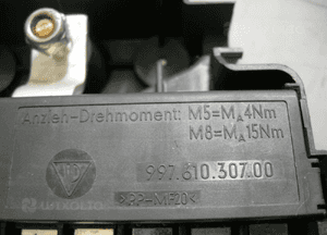 Porsche 911 997 skrzynka obudowa bezpieczników 4