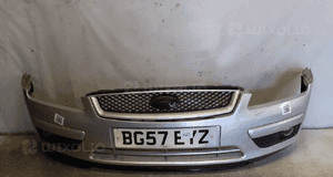 ) ZDERZAK PRZÓD PRZEDNI FORD FOCUS MK.2 2 II 03 SREBRNY HALOGENY 1