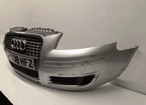 ^ ZDERZAK PRZÓD PRZEDNI AUDI A3 8P LIFT FL LY7W SRERBNY 3