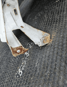 Blotnik Nadkole Lewy Przód Przedni Bialy Mercedes Sprinter 00-06r 12