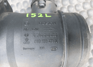 Przeplywka 0280218058 06B133471A Przeplywomierz Powietrza 2.0 ALT FSI Benzyna Audi A4 B6 VW Skoda Seat 2
