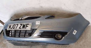 * ZDERZAK PRZÓD PRZEDNI OPEL CORSA D Z21C BŁĘKITNY HALOGENY 3