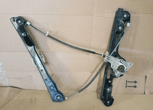 Mechanizm podnośnik szyby lewy przód BMW 1 E87 7067795S 7138465E 2