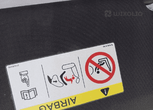 VOLVO S60 II V60 RDESIGN OSŁONA SŁUPKA PRAWA CZARNA POSZYCIE PRAWE 31307439 3