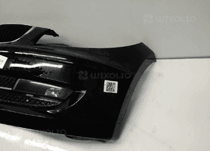 ^ ZDERZAK PRZÓD PRZEDNI BMW E87 SERIA 1 I LIFT FL SCHWARZ 2 II CZARNY HALOGENY 4