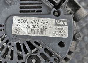 Alternator 06E903016E 150A Valeo Audi A4 B6 B7 A6 VW Skoda Seat 12