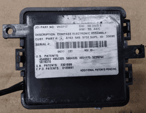 Mercedes W163 ML moduł sterownik kompas Compas A1635455732