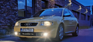 Emblemat QUATTRO Logo Napis 100% Stal Nierdzewna AUDI Gril Atrapa 20