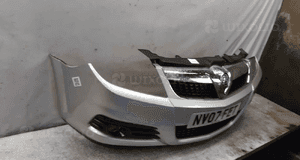 ) ZDERZAK PRZÓD PRZEDNI OPEL VECTRA C LIFT FL Z157 SREBRNY HALOGENY 4