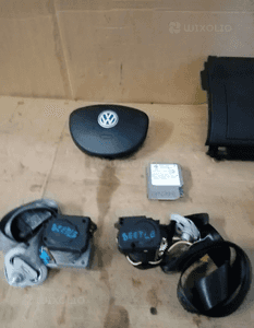 Zaślepka konsoli poduszki pasy AIRBAG zestaw naprawczy VW New Beetle 5