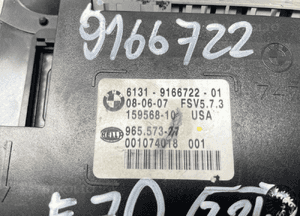 Bmw E70 lampka podsufitki centrum sterowania dachem 9166722 8