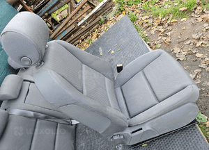 Fotele Fotel Kanapa Skladana Welur Szare Swing Podlokietnik Audi A4 B6 Sedan Kombi Komplet 20