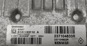 RENAULT MEGANE III 1.9 komputer ECU sterownik silnika 2014 237104833R 3