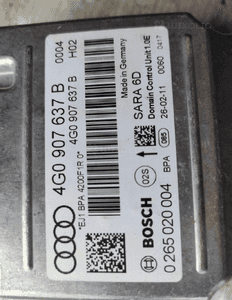 AUDI A6 A7 C7 4G MODUŁ STEROWNIK SENSOR CZUJNIK PRZYSPIESZENIA 4G0907637B 3