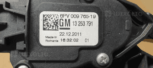 Pedał gazu potencjometr Opel Zafira C 2.0 CDTI 13253791 7