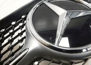 Mercedes cla W118 A118 grill atrapa diament czarny 8