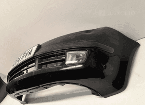 } ZDERZAK PRZÓD PRZEDNI SKODA FABIA I 1 9910 CZARNY HALOGENY 3