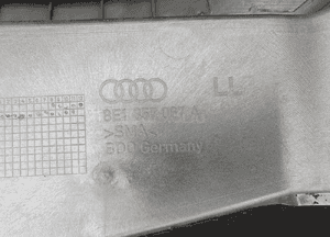Konsola 8E1857067A Deska rozdzielcza Kokpit Soul Czarna Kraki Nawiew Podswietlane AUDI A4 B6 Europa 24