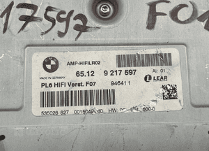 Bmw F01 F10 moduł sterownik wzmacniacz systemu hifi 9217597 7