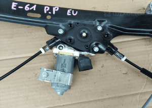 BMW 5 E60 E61 mechanizm podnosnik szyby przod prawy lewy 4
