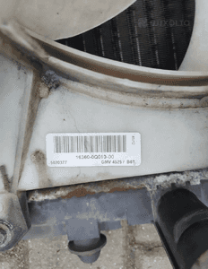 CHŁODNICA WENTYLATOR CITROEN C1 KOMPLET 16360-0Q010-00 3