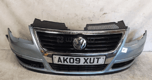 + ZDERZAK PRZÓD PRZEDNI DO VOLKSWAGEN VW PASSAT B6 GRILL LB5M BŁĘKITNY 1