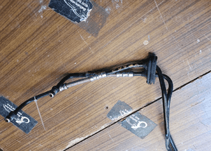 Przewod Przewody 8E1614706AJ 8E1614705AC Rurki Serwo ABS Hamulcowe Łacznik Europa Audi A4 B6 6