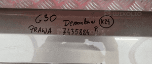 Bmw G30 listwa progowa próg prawy prawa 7435884 16