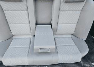 Fotele Elektryczne S-Line Welur Jasne Platin Hell Kanapa Nieskładana Niepodgrzewane Audi A4 B6 B7 Sedan Komplet 28