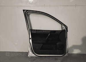 } DRZWI PRZÓD PRZEDNIE LEWE VW VOLKSWAGEN POLO 9N3 LIFT FL LA7W SREBRNE 7