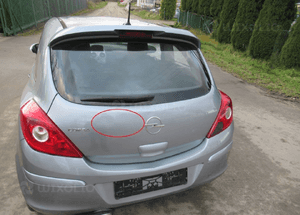 KLAPA TYŁ TYLNA OPEL CORSA D OPC 3D Z163 2006- 2