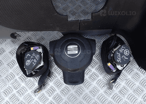 Seat altea toledo iii konsola kokpit 2x airbag org pasy radom 2