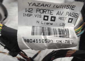 Instalacja zamka peugeot 508 804110580 prawy przód dostępne 2 sztuki 8