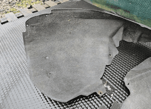 Nadkole Lewe Prawe Przod Przednie Chlapacz Praciane Materiał Oslona AUDI A4 B6 B7 Sedan Kombi 26